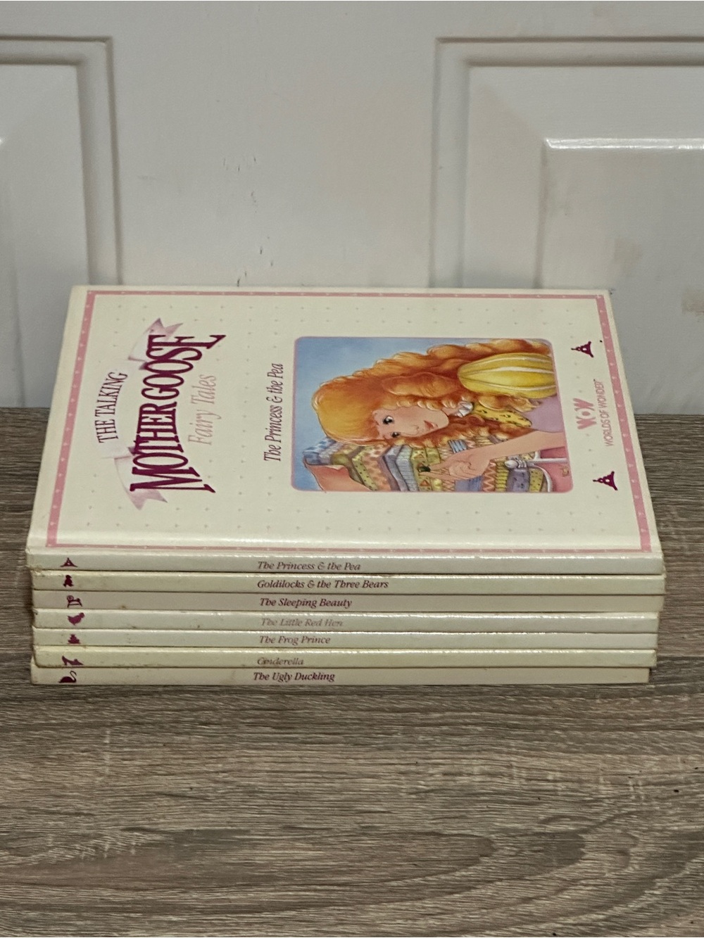 The Talking Mother Goose Fairy Tales Lot Of 7 Books Only Worlds Of Wonder Vtg